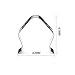 BBQGO Universal Meat Probe Clip Grill Barbeque Holder for Thermopro Maverick Inkbird Weber iGrill Ambient Temperature Readings Wireless Thermometer (3 Clips)