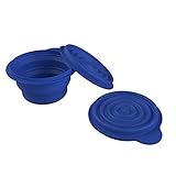 Wakeman Outdoors Collapsible Lids BPA Free Silicone, Reusable Hot or Cold Food Bowl for Camping, Travel, Hiking, More (2 Pack)
