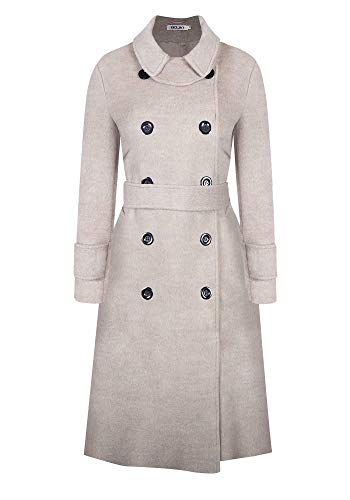 long belted winter coat