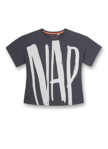 Sanetta 245208 Camiseta de Pijama, Gris (Slate Grey), 140 para Niñas