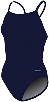 Women's Solid V-2 Back 1-Piece
