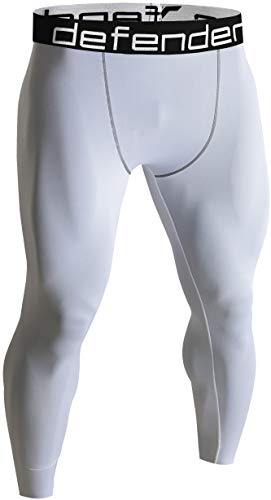 Defender Men's Sports Compression Pants Under Jerseys Tights Shorts Fits Football WH_L