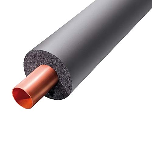 TB-FLEX Foam Insulation Pipe Air Condition Refrigeration Duct Copper Tube Cover, 9mm Wall x 1'' Int ID x 6 Ft (25x9)