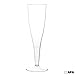 12 Premium Plastic Champagne Flutes - Bulk Champagne Glasses for Wedding or Party