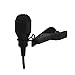 JK MIC-J 055 Lapel Microphone Lavalier Microphone Unidirectional Cardioid Condenser Microphone Compatible with Sennheiser Wireless Transmitter