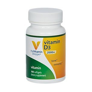 the Vitamin Shoppe Vitamin D3 100 Softgels
