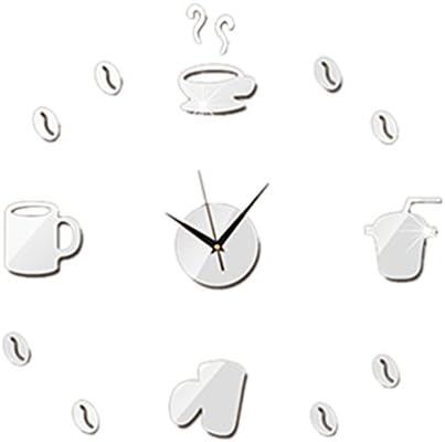 Haotfire DIY 3D Wall Clock Frameless Modern Mirror Wall Stickers Clocks Wall Watches Room Home Decorations