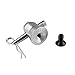 OTTFF 6Pack Half Conical Coupler with Clips Pins for Stage Truss Trusses Bed Plate Fit F34 F33