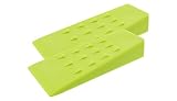 Redneck Convent Spiked Tree Felling Wedges for Tree Cutting - 5.5in Green Plastic Felling Wedge, Logging Tools - 2 Pack