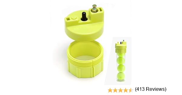 Ball Rescuer – Convierte envases de pelotas de pádel o tenis en un Bote Presurizador de 35 psi – Adaptable a envases de tres o cuatro bolas (envase no ...