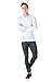TSLA Men's Thermal Wintergear Compression Baselayer Long Sleeve Top, Thermal Athletic(yud34) - White, Medium