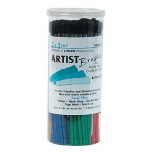 Linzer Promotional Art Brush Consumer Camel Hair 144 Piece G Sizes-