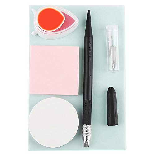 Rubber Stamp Carving Kit DIY Rubber Stamp Carving Handcraft Set Carve Rubber Stamp Making Kit Great Starter for Beginners, DIY Project