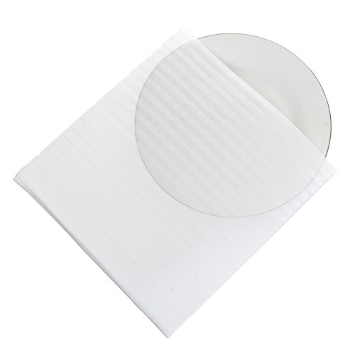 Foam Wrap Cup Pouches 7 3/8" x 7 1/2" (50 Count), Cushion Pouches to Protect Dishes, Glasses, Porcelain & Fragile Items, Packing Supplies for Moving by California Basics - Thumbnail 4