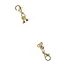 I-MART Set of 12 Pcs Gold Color and Silver Color Ball Tone Magnetic Lobster Clasps for Jewelry Necklaces Bracelets (6 Pcs Gold and 6 Pcs Sliver)