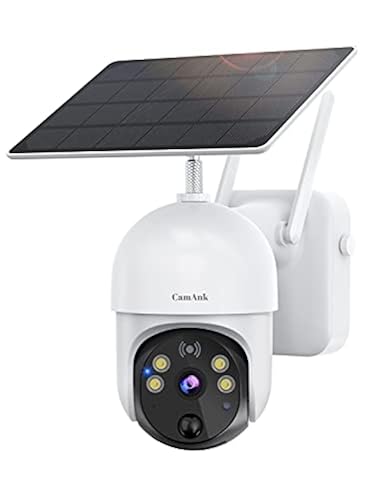 CamAnk-Solar Security Camera Outdoor with Rechargeable Battery