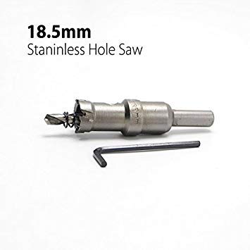 Generic High Quty 18.5mm 0.73" Hard Alloy Metal Hole Saw Core Drill Bit Drill Bit for Metal Working Universal Type