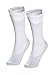 35° Below Ultimate Comfort Socks | Aluminized Thread, Soft Nylon Knit Warming Socks | 3 Pairs in White | Size Large