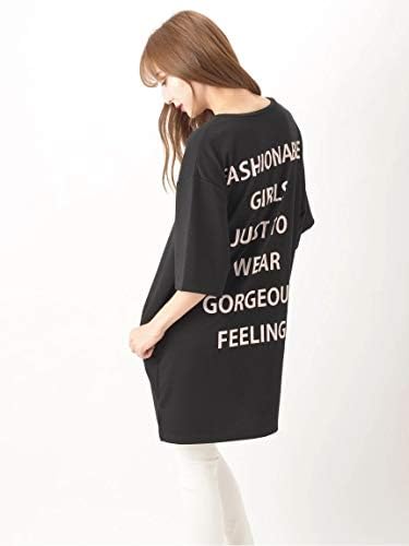 Amazon Co Jp Cecil Mcbee セシルマクビー 背中ロゴtシャツ ブラック M ファッション
