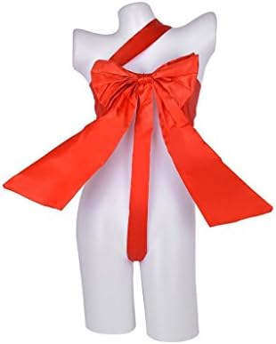 Body Bow Red Adult Game Valentines Day Anniversary Birthday Sexy Gift Romantic Bow Sexy Lingerie Naughty Knot Ann Summers Tie Womens Satin Silk Dress Accessory