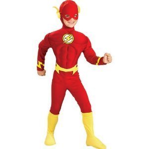 Child Deluxe Muscle Chest Flash Costume, Medium (Size 8-10) (Ages 5-7)
