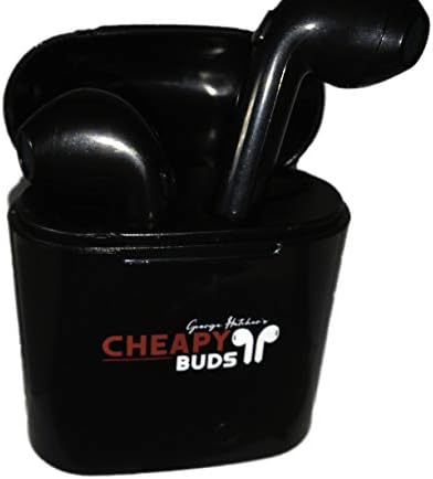Cheapy Buds Wireless Rechargeable Ear Bud Headphones (Black)