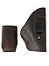 Barsony New Brown Leather IWB Holster + Magazine Pouch for Compact, Sub Compact 9mm 40 45