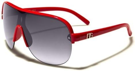 DG Eyewear 2014 Women's New Fashion Aviator Semi-Rimless Sunglasses-DG51274 (Red)