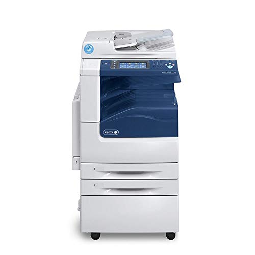 Xerox WorkCentre 7220i Tabloid-size Color Laser Multifunction Copier - 20ppm, Copy, Print, Scan, Internet Fax, Print from USB, Scan to E-mail/Folder/Network, 2 Trays, Stand (Certified Refurbished) - Thumbnail 2