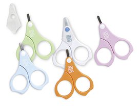 SARO Scissors Pink, Orange, Green, Blue and White 1