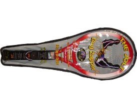 1pc Jolt Racket Bug Zapper - Red & White 1pc Jolt Racket Bug Zapper - Red & White