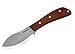 Condor Tool & Knife Nessmuk Knife 4 Inch W/Leather Sheath - 1075 High-Carbon Steel Blade - Ergonomic Walnut Handle for Precise Control - Ideal for Survival, Camping, and Outdoor Adventures