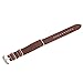 Carty Replacement Watch Band Strap Vintage Handmade Crazy Horse Leather Zulu NATO 20mm/22mm/24mm(zmt1-24brsl)