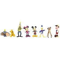 Beverly Hills Teddy Bear Company Disney Classic Characters Toy Figure Playset, 8-Piece