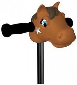 Scootaheadz Kids Dinosaur and Horses T-Bar Kick Scooter Accessory Toy,Cheeky Charlie Brown Pony by Scootaheadz