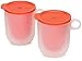 Joseph Joseph M-Cuisine Cool Touch Microwave Mug Set of 2, Orange