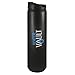 WaterVault Double Wall Vacuum Insulated Sports Tumbler, 18/8 Stainless Steel Water Bottle, Flip Top Sipper Lid, 20 oz, Black Matte