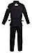 FUJI All-Around Brazilian Style Jiu Jitsu Uniform, Black (White Lettering), Size A1