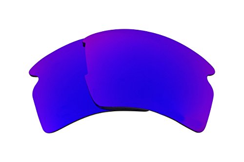New SEEK Replacement Lenses for Oakley FLAK 2.0 XL Purple Mirror