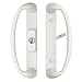 Rockwell Security Sonoma Patio Sliding Door Center Keylock Handle Set White Finish Fits 1-3/4 Inch Thick Doors with 3-15/16 Inch Screw Holes CTC