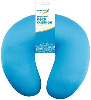 World Tour Super Soft Travel Neck Pillow with Microbeads