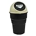 uxcell Office Home Vehicle Car Garbage Rubbish Trash Bin Can Holder Beige