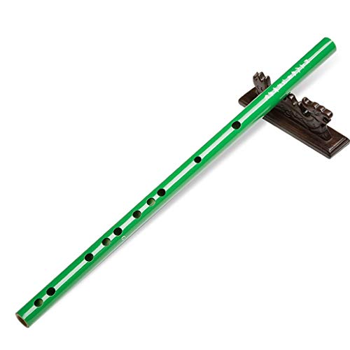 Zyj Refined Beginner Bitter Bamboo Flute Men and Women Green Jade Flute F T Adjustable Adult Student Flute (Size : G Tone)