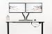 VIVO Black Articulating Dual Pneumatic Spring Arm Clamp-on Desk Mount Stand | Fits 2 Monitor Screens 17 to 27 inches with Max VESA 100×100 (STAND-V102O)thumb 3