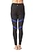 90 Degree By Reflex Color Block Perforated Leggings - Royal Blue - Medium