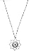 Hidden Hollow Beads Snap Button Interchangeable Lanyard, Women's Stainlesss Steel Chain ID Badge holder Teacher Cruise Keys Keychain Phone (Flower)