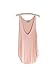 NINGMI 4 Colors Modal Cotton V neck Low cut Joker Vest Casual Tank Tops,Pink,Medium