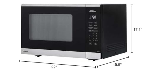 Panasonic 1.3 cu. ft. Inverter Microwave, 1200W - NN-SC67NS (Renewed)