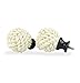 Sheffield Home, AMG and Enchante Accessories Nautical Knot Curtain Rod 36 to 66-Inch, R9192 BLK, Black