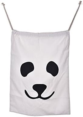 68x48CM Panda Baby Kids Canvas Toys Storage Bags Batman Bear Letter Laundry Bag Pouch Drawstrin Clothes Organizer Toys Storage Bag Wall Pocket